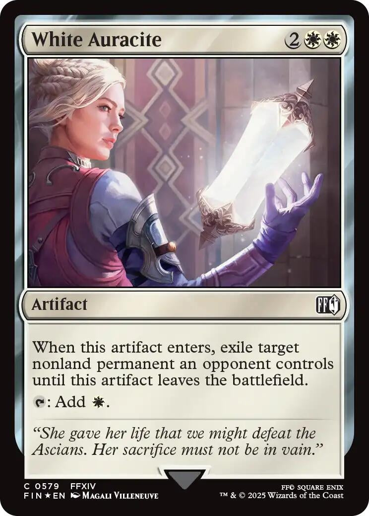 Image for White Auracite (Surge Foil) (579) (FINAL FANTASY) - Magic: The Gathering