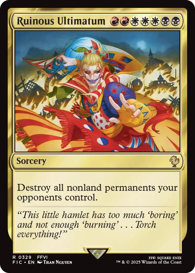 Image for Ruinous Ultimatum (329) (Commander: FINAL FANTASY) - Magic: The Gathering