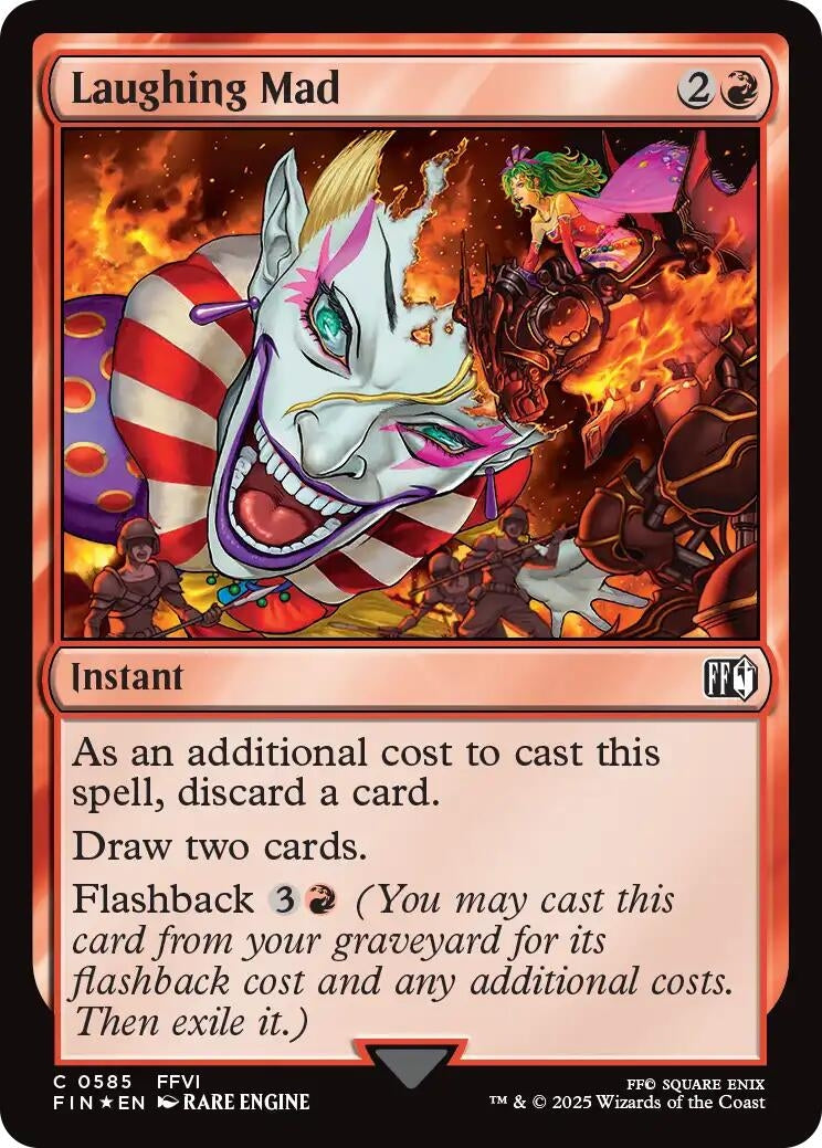 Image for Laughing Mad (Surge Foil) (585) (FINAL FANTASY) - Magic: The Gathering