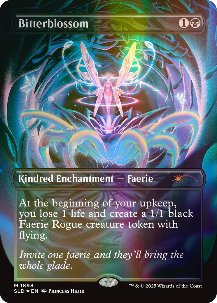 Image for Bitterblossom (Double Rainbow Foil) (1898) - Magic: The Gathering