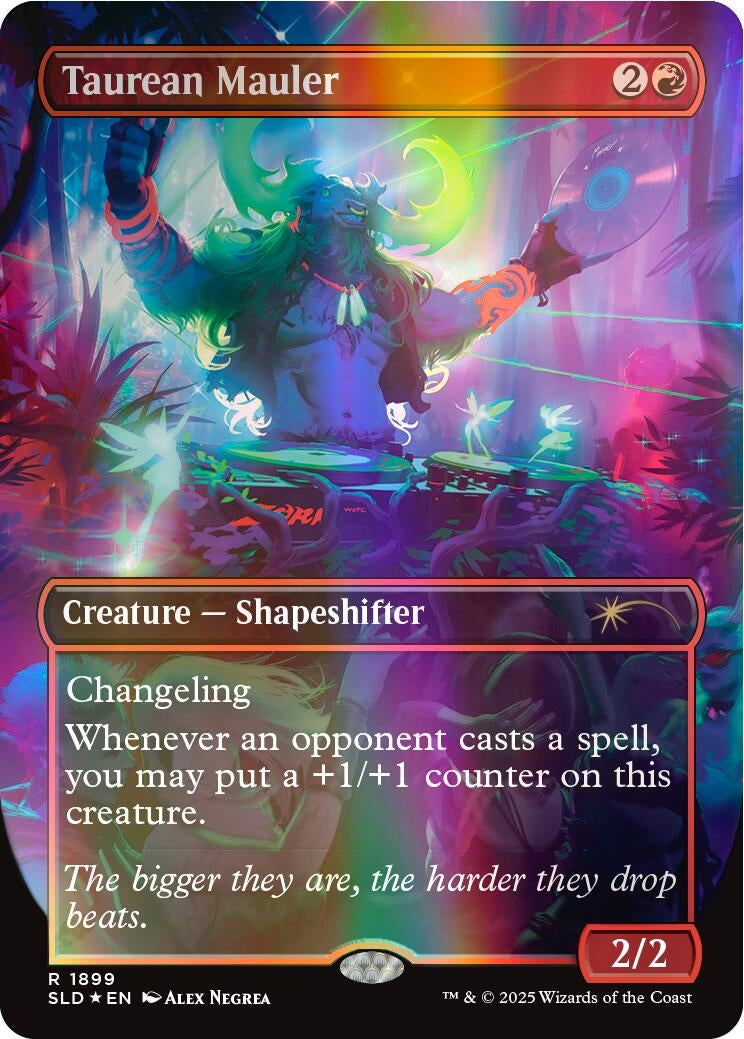 Image for Taurean Mauler (Double Rainbow Foil) (1899) - Magic: The Gathering