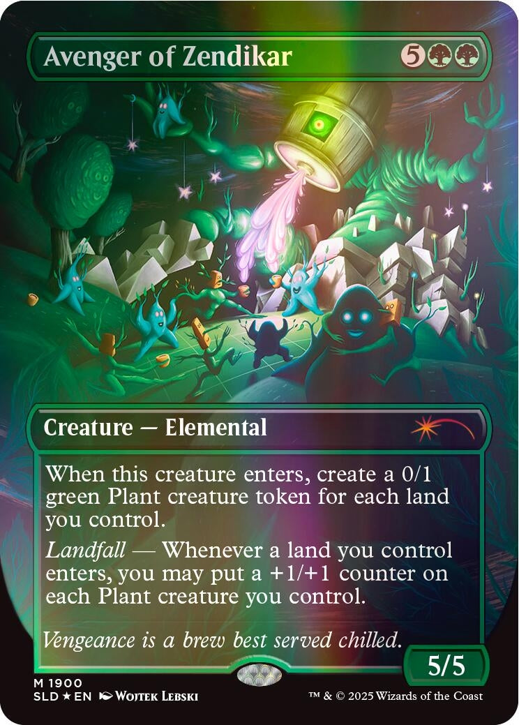 Image for Avenger of Zendikar (Double Rainbow Foil) (1900) - Magic: The Gathering