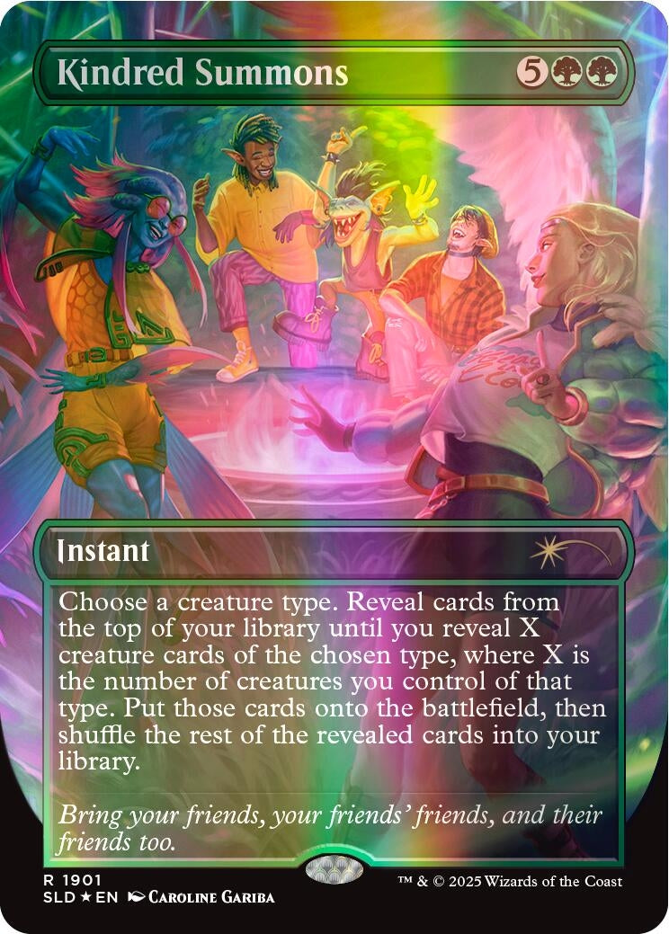 Image for Kindred Summons (Double Rainbow Foil) (1901) - Magic: The Gathering