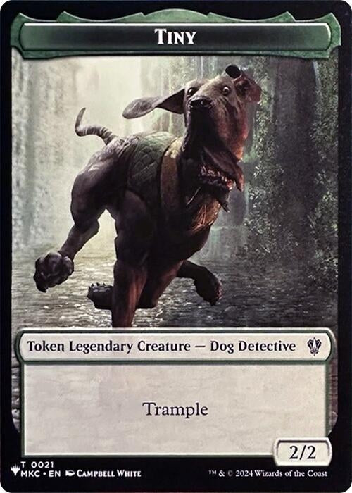 Image for Tiny // City's Blessing Double-Sided Token (21 // 17) - Magic: The Gathering