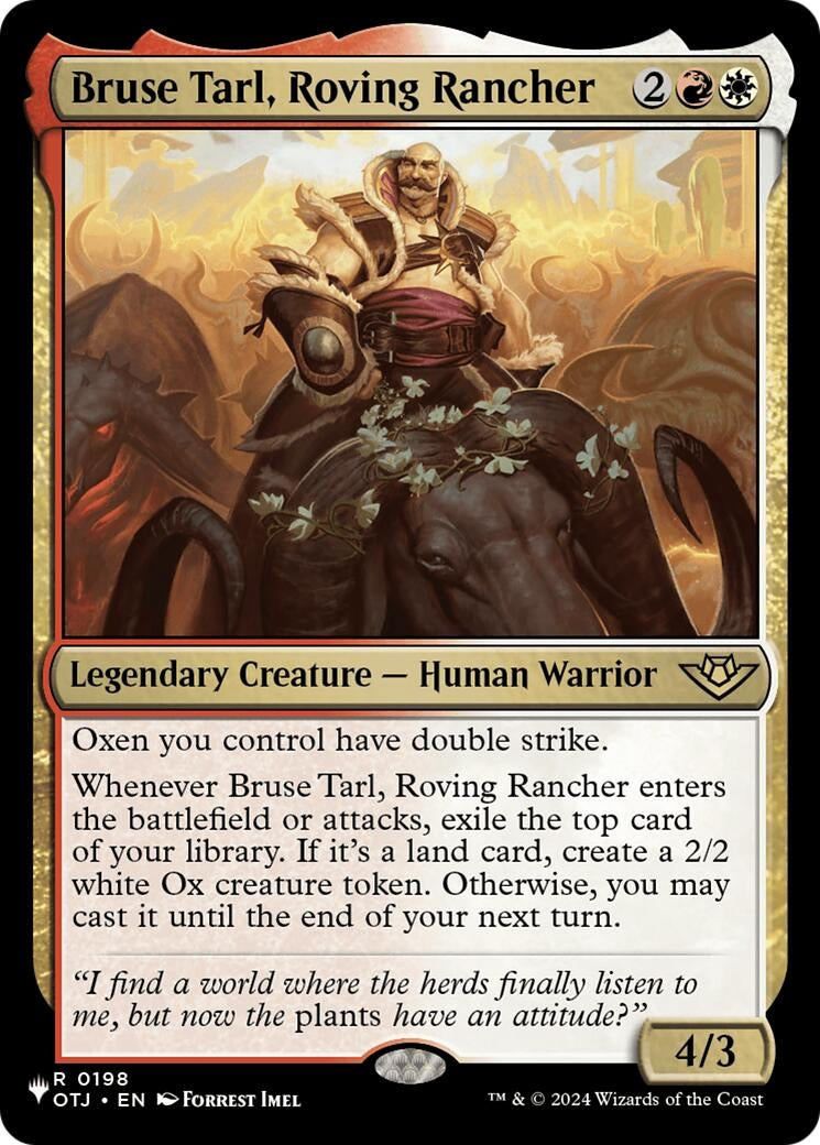 Image for Bruse Tarl, Roving Rancher (198) - Magic: The Gathering