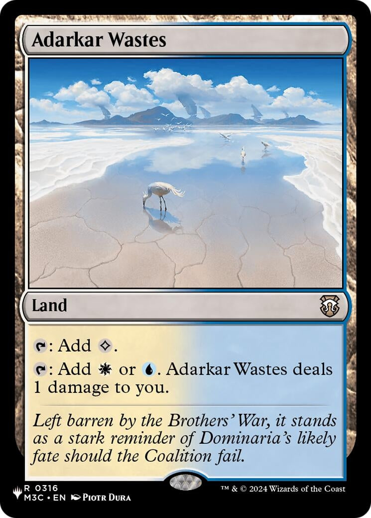 Adarkar Wastes (316) (The List Reprints)