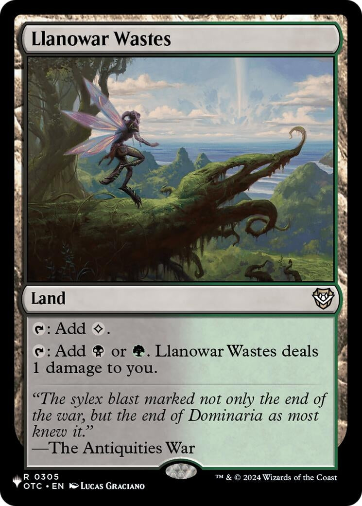 Image for Llanowar Wastes (305) - Magic: The Gathering