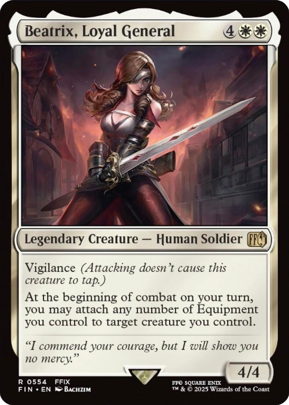 Image for Beatrix, Loyal General (554) (FINAL FANTASY) - Magic: The Gathering