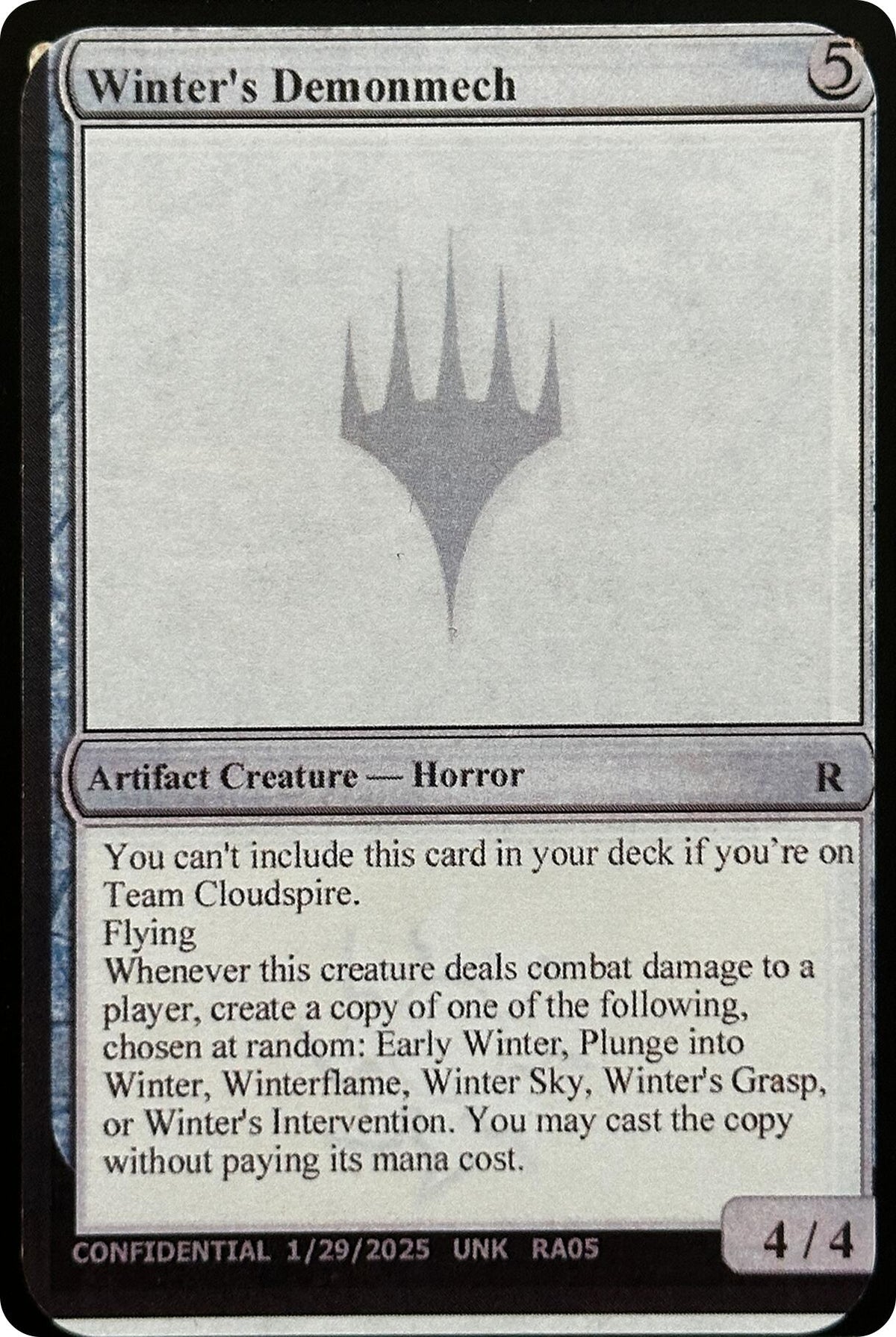 Image for Winter's Demonmech - Magic: The Gathering