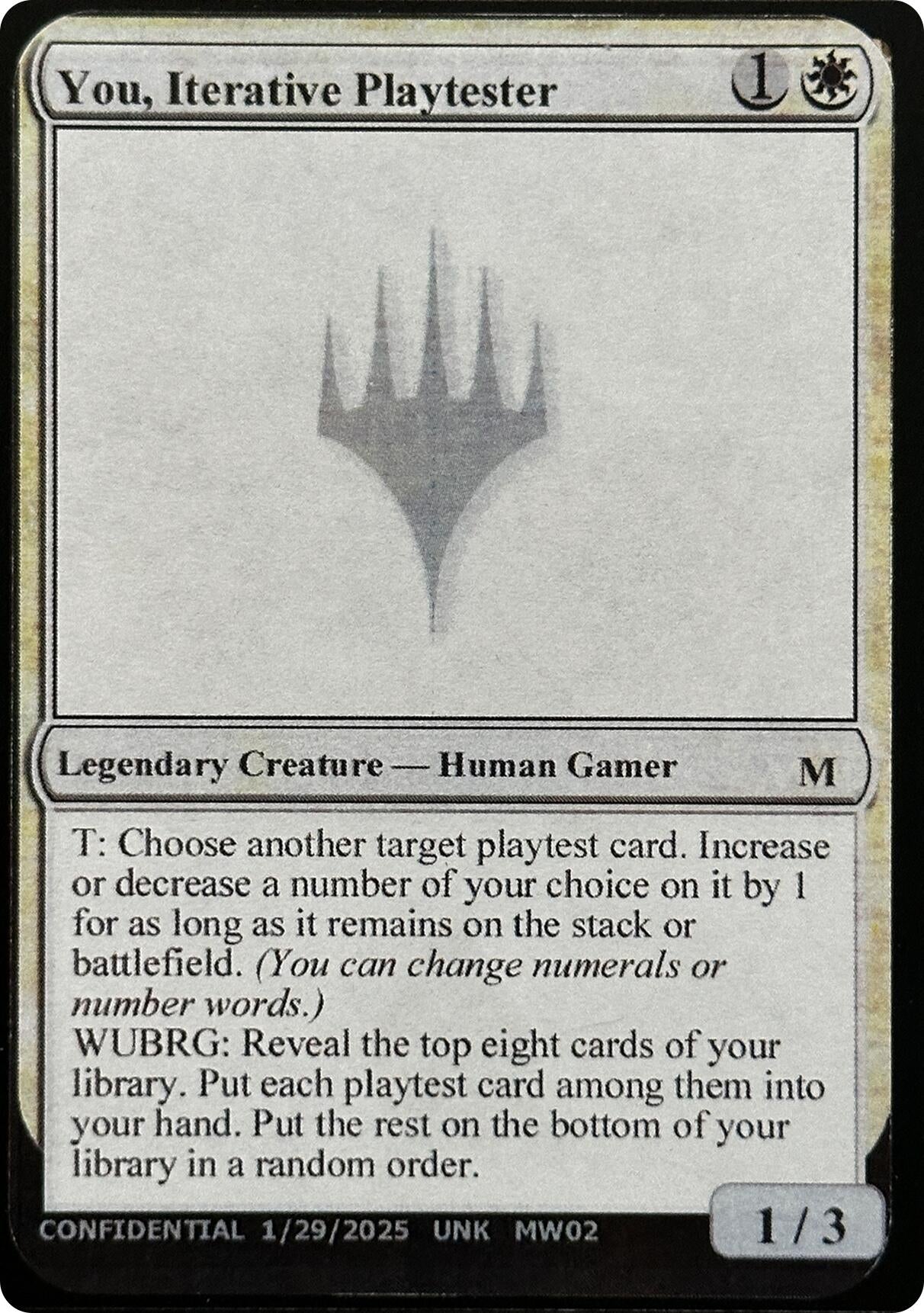 Image for You, Iterative Playtester - Magic: The Gathering