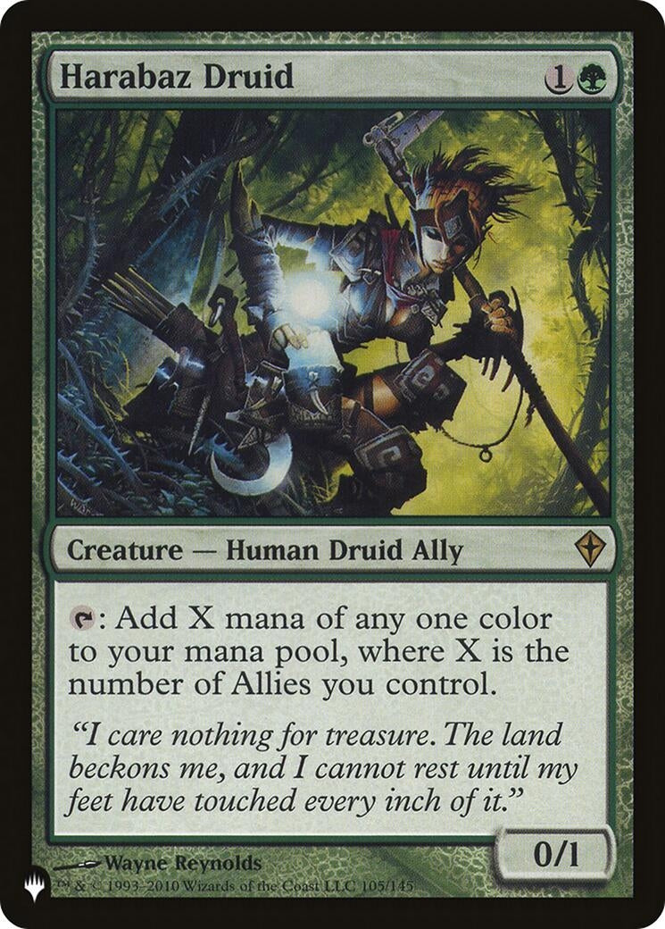 Image for Harabaz Druid (105/145) - Magic: The Gathering