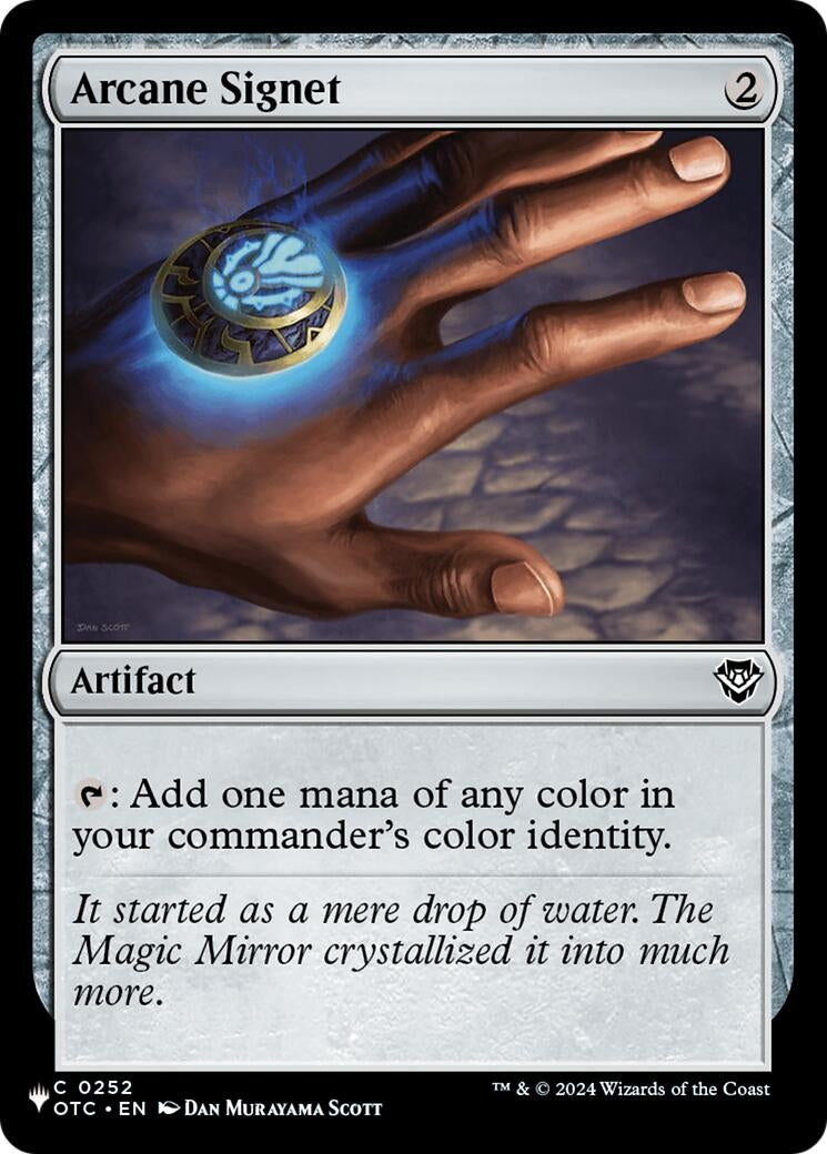 Image for Arcane Signet (OTC) (252) - Magic: The Gathering