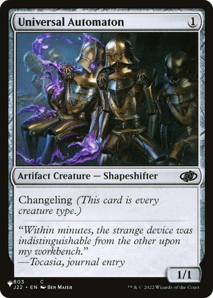 Image for Universal Automaton (J22) (803) - Magic: The Gathering