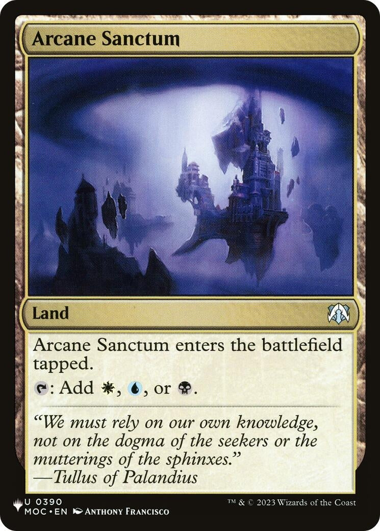 Image for Arcane Sanctum (MOC) (390) - Magic: The Gathering
