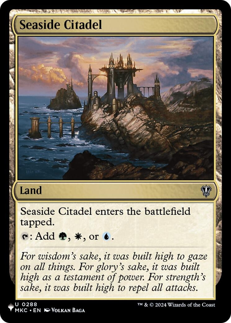 Image for Seaside Citadel (MKC) (288) - Magic: The Gathering