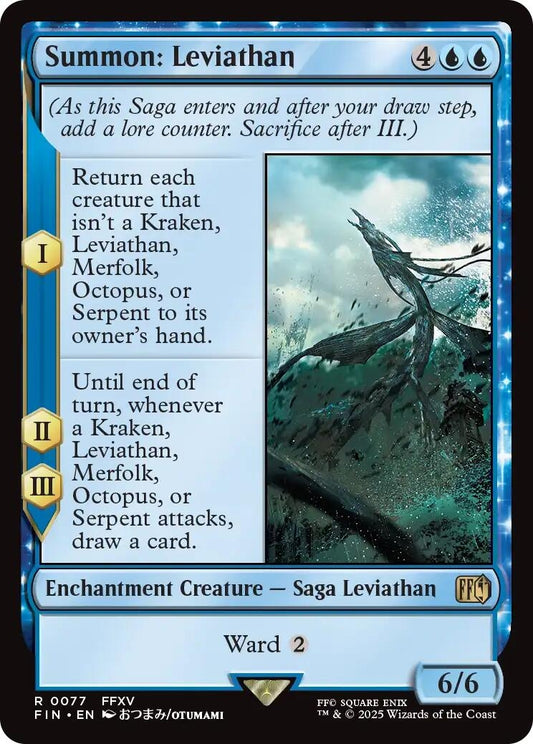 Image for Summon: Leviathan (77) (FINAL FANTASY) - Magic: The Gathering