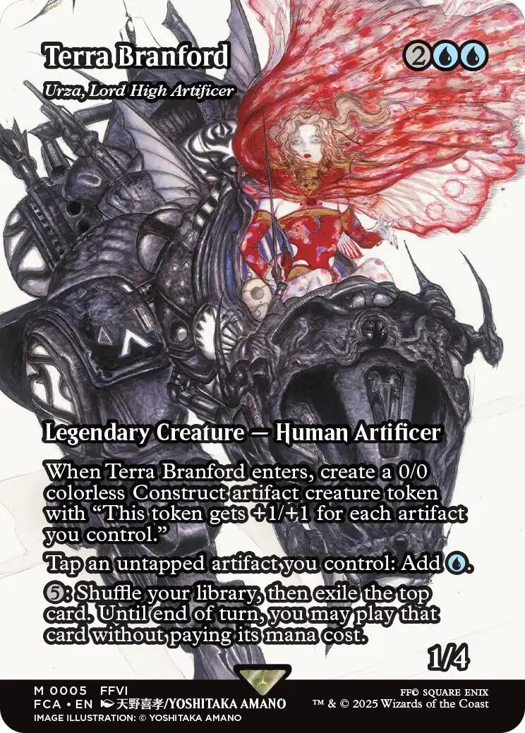 Image for Terra Branford - Urza, Lord High Artificer (Showcase) (5) (FINAL FANTASY: Through the Ages) - Magic: The Gathering