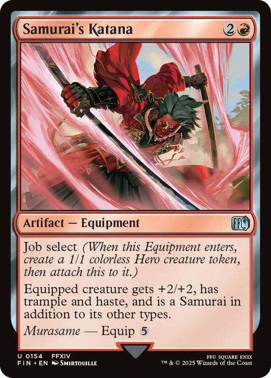Image for Samurai's Katana (154) (FINAL FANTASY) - Magic: The Gathering