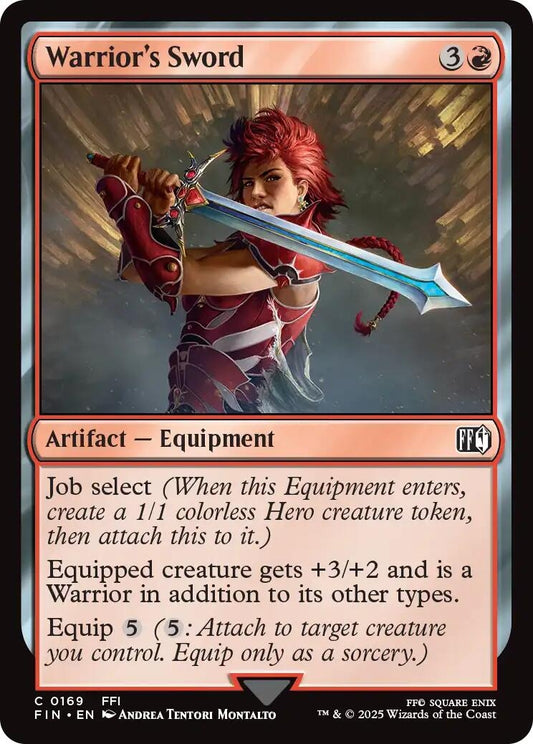 Image for Warrior's Sword (169) (FINAL FANTASY) - Magic: The Gathering