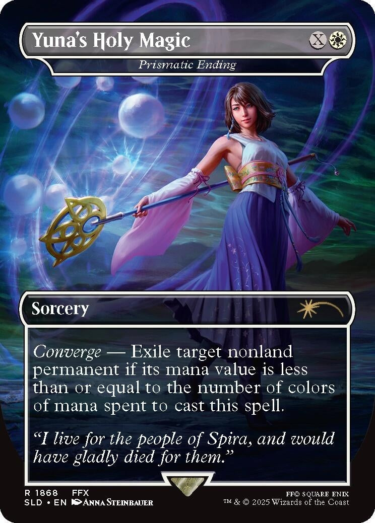 Image for Yuna's Holy Magic - Prismatic Ending (1868) - Magic: The Gathering