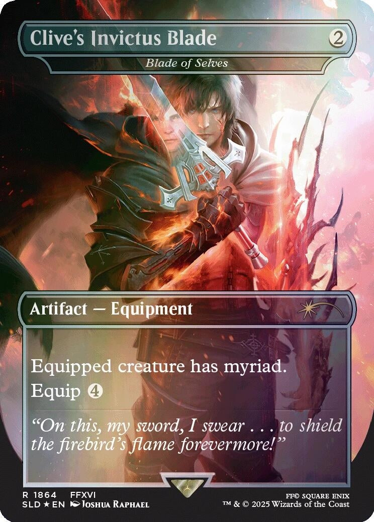 Image for Clive's Invictus Blade - Blade of Selves (Rainbow Foil) (1864) - Magic: The Gathering
