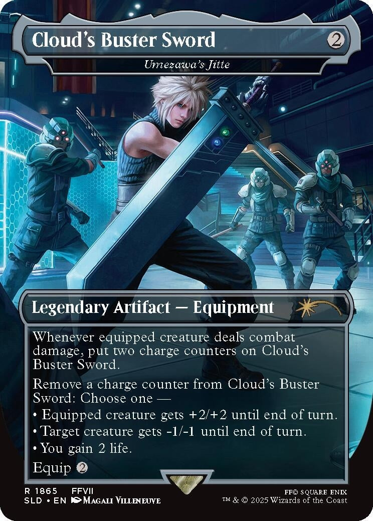 Image for Cloud's Buster Sword - Umezawa's Jitte (1865) - Magic: The Gathering