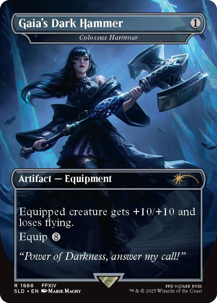 Image for Gaia's Dark Hammer - Colossus Hammer (1866) - Magic: The Gathering