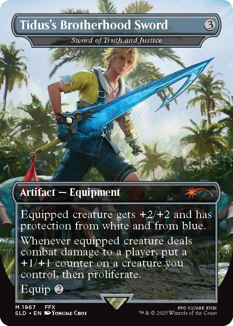 Image for Tidus's Brotherhood Sword - Sword of Truth and Justice (1867) - Magic: The Gathering