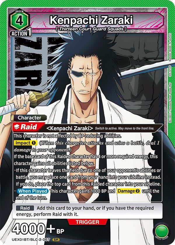 Kenpachi Zaraki (067) (UEX01BT/BLC-2-067) (UEX01BT)