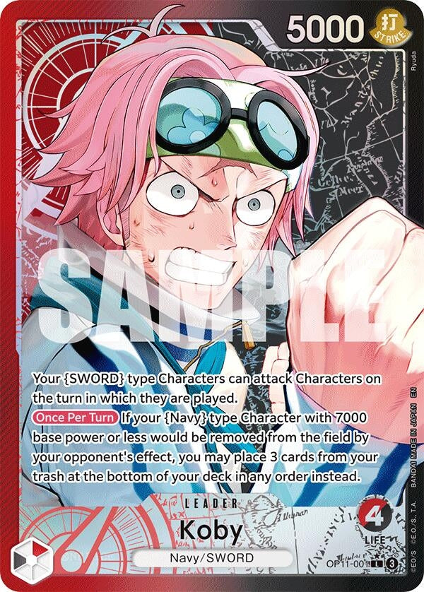 Image for Koby (001) (Alternate Art) (OP11-001) (OP11) - One Piece Card Game