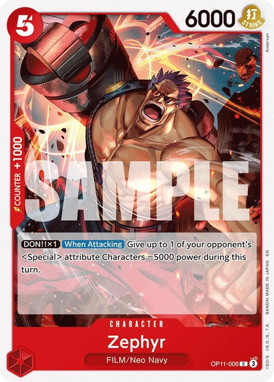 Image for Zephyr (OP11-006) (OP11) - One Piece Card Game