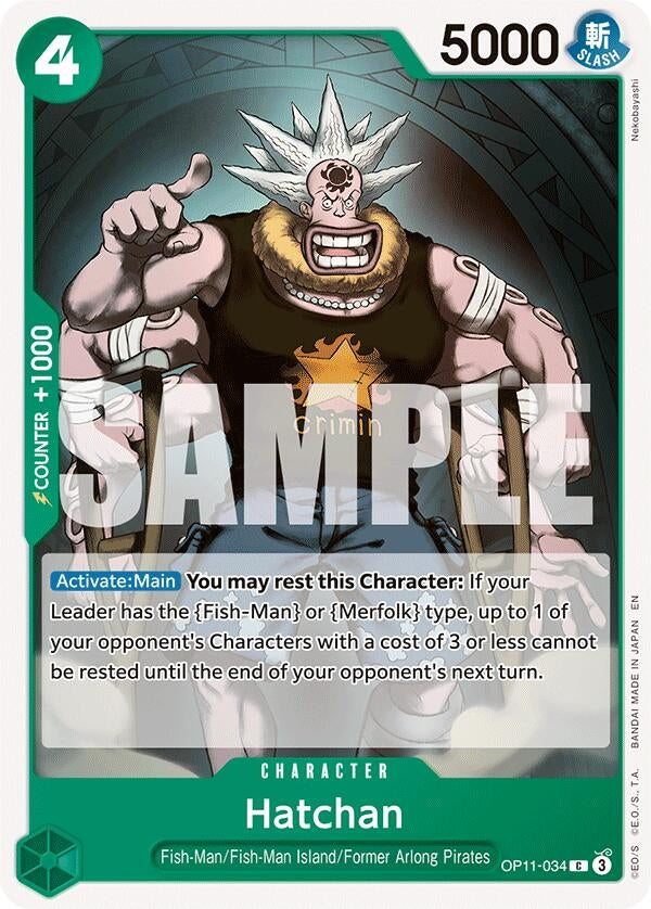 Image for Hatchan (OP11-034) (OP11) - One Piece Card Game