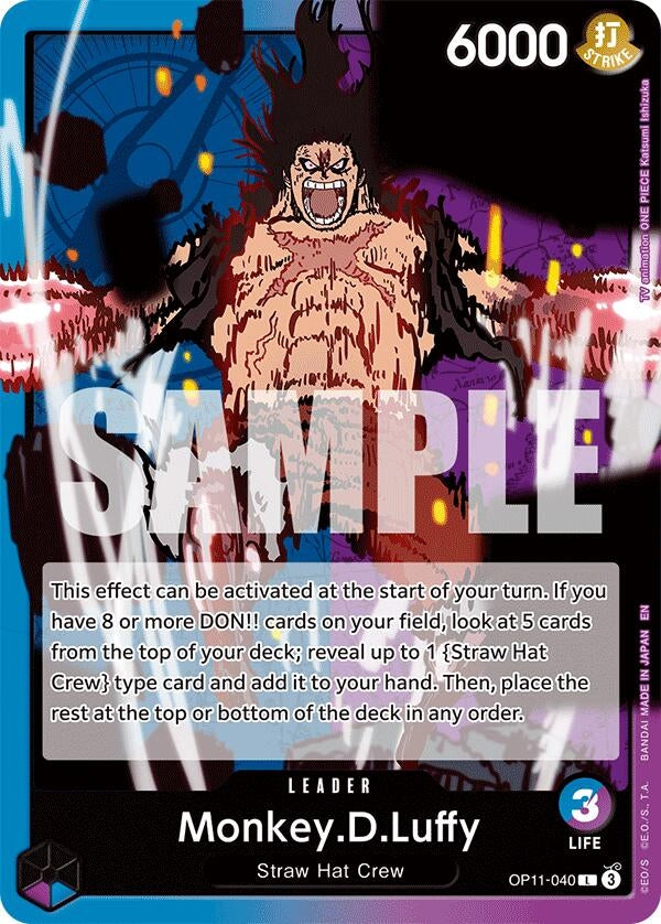 Image for Monkey.D.Luffy (040) (OP11-040) (OP11) - One Piece Card Game