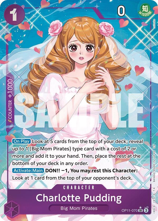 Image for Charlotte Pudding (Alternate Art) (OP11-070) (OP11) - One Piece Card Game