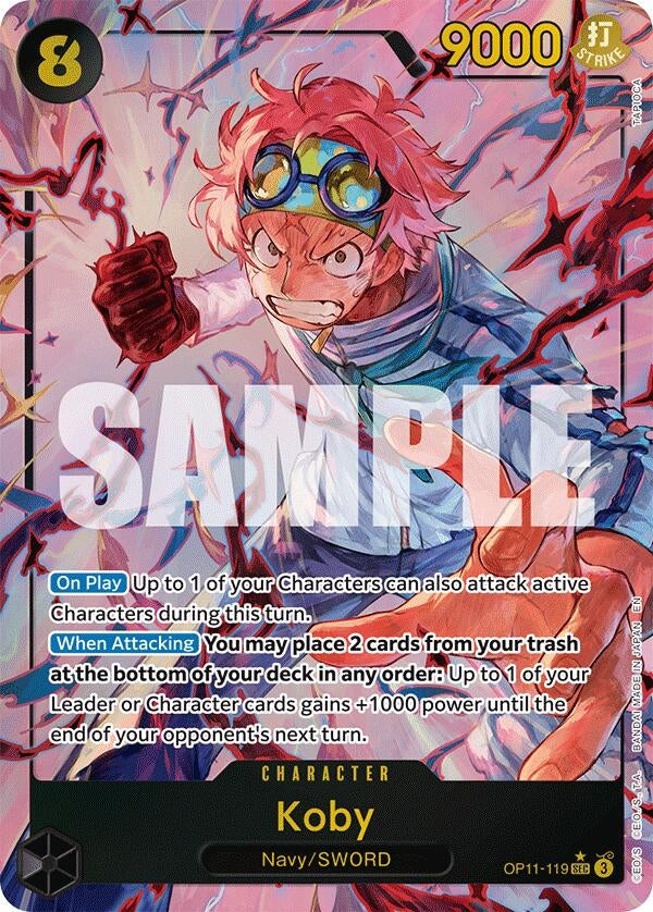 Image for Koby (119) (Alternate Art) (OP11-119) (OP11) - One Piece Card Game