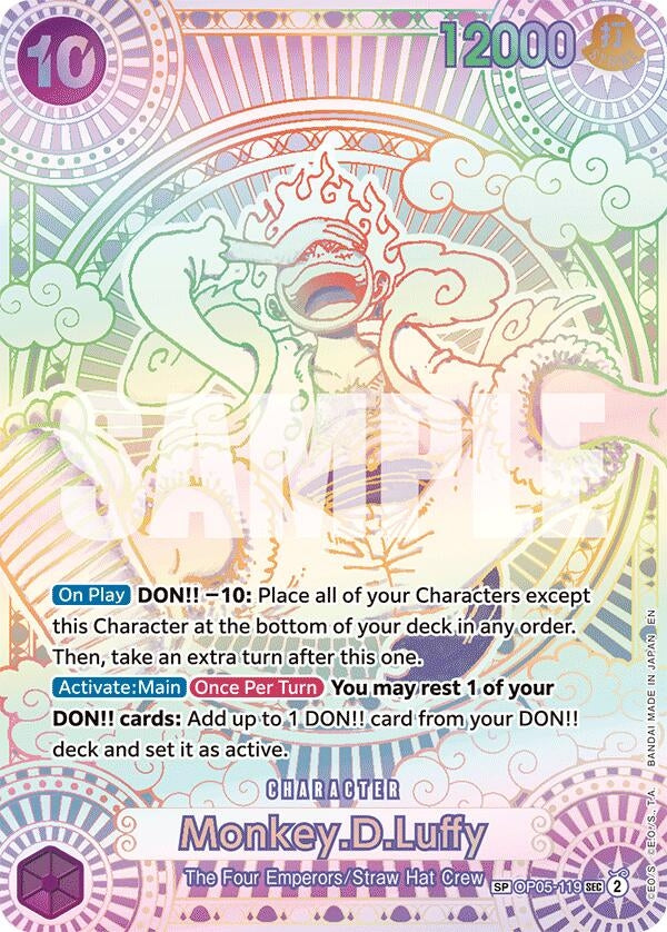 Image for Monkey.D.Luffy (119) (SP) (OP05-119) (OP11) - One Piece Card Game