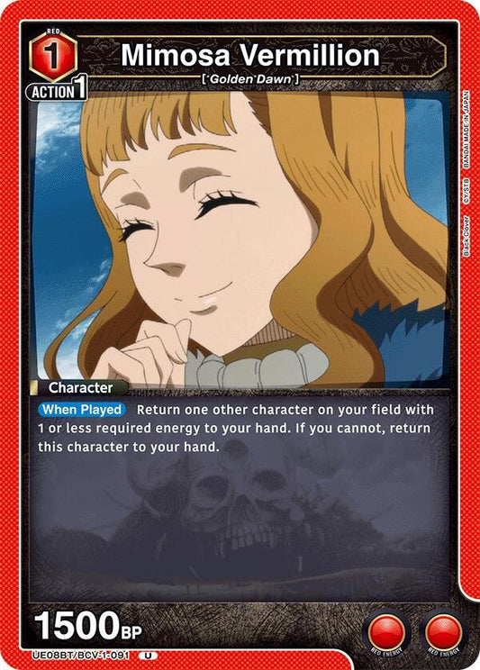 Mimosa Vermillion (091) (UE08BT/BCV-1-091) (UE08BT)