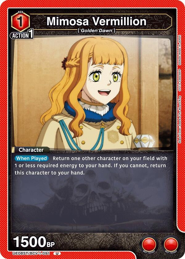 Image for Mimosa Vermillion (UE08ST/BCV-1-091) (UE08ST) - Union Arena