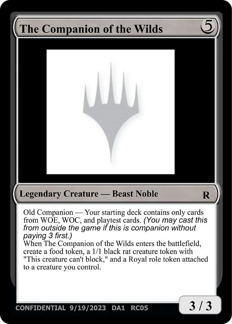 Image for The Companion of the Wilds - Magic: The Gathering
