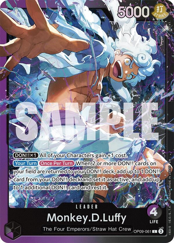 Image for Monkey.D.Luffy (OP09-061) (OP09-061) (Starter Deck 26: PURPLE/BLACK Monkey.D.Luffy) - One Piece Card Game