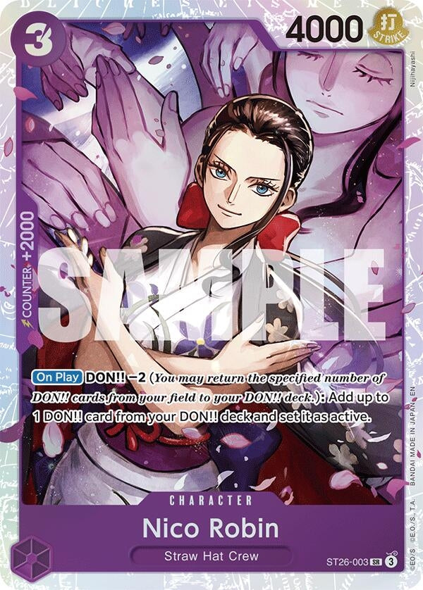 Image for Nico Robin (ST26-003) (Starter Deck 26: PURPLE/BLACK Monkey.D.Luffy) - One Piece Card Game