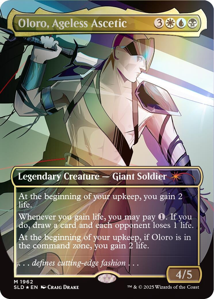 Image for Oloro, Ageless Ascetic (Rainbow Foil) (1962) - Magic: The Gathering