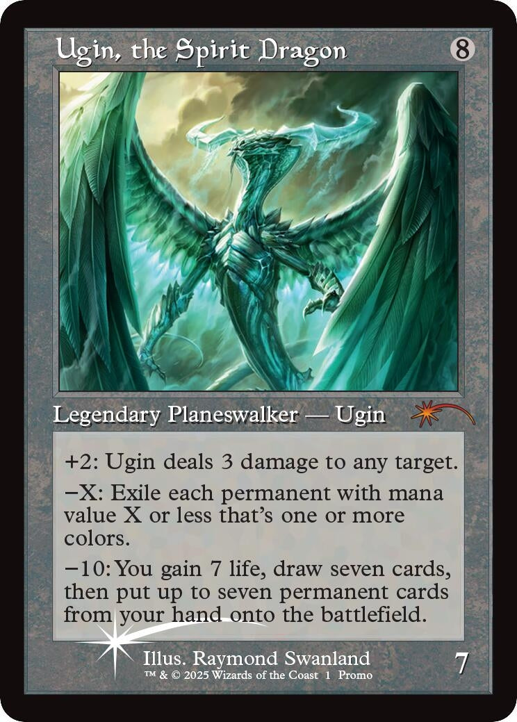 Image for Ugin, the Spirit Dragon (Retro Frame) (1) - Magic: The Gathering