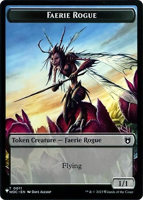 Image for Faerie Rogue // Ape Double-Sided Token (11 // 10) - Magic: The Gathering