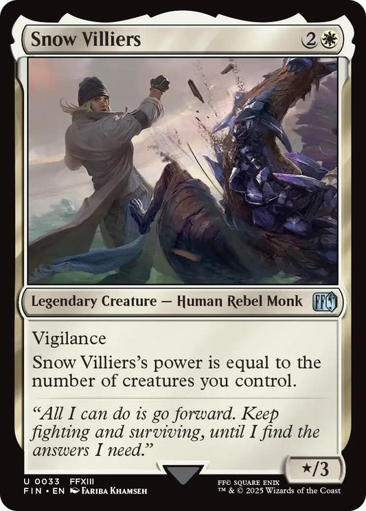 Image for Snow Villiers (33) (FINAL FANTASY) - Magic: The Gathering