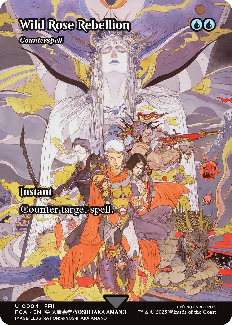 Image for Wild Rose Rebellion - Counterspell (Showcase) (4) (FINAL FANTASY: Through the Ages) - Magic: The Gathering