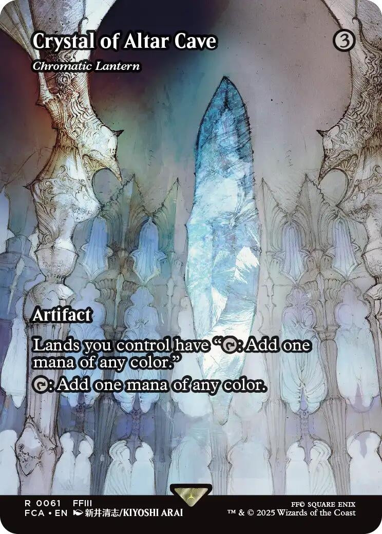 Image for Crystal of Altar Cave - Chromatic Lantern (Showcase) (61) (FINAL FANTASY: Through the Ages) - Magic: The Gathering
