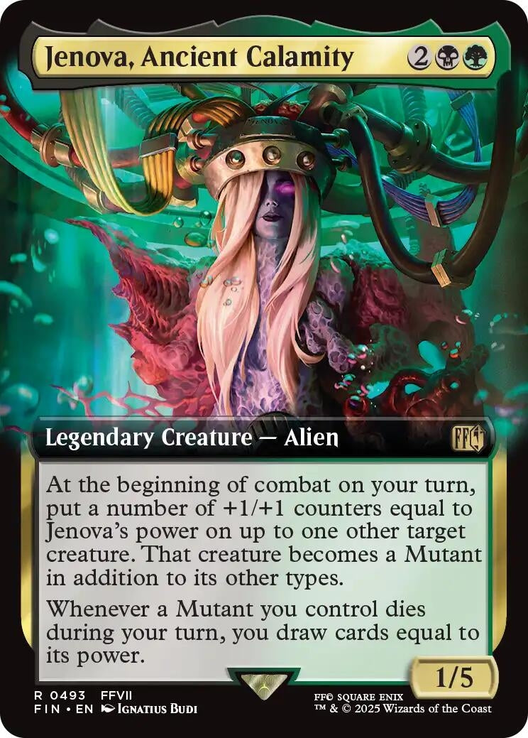 Image for Jenova, Ancient Calamity (Extended Art) (493) (FINAL FANTASY) - Magic: The Gathering