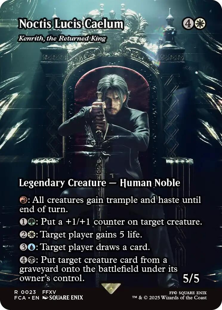 Image for Noctis Lucis Caelum - Kenrith, the Returned King (Showcase) (23) (FINAL FANTASY: Through the Ages) - Magic: The Gathering