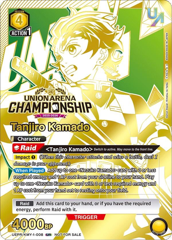 Image for Tanjiro Kamado (Regionals 25-26) (UEPR/KMY-1-008) - Union Arena